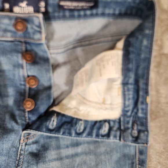Hollister Jeans Women's 3R 27X27 High Rise Super Skinny Classic Stretch Ripped - Picture 8 of 16